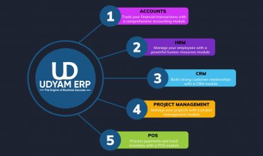 Udyam ERP: A Cloud-Based All-in-One Solution for Accounts, HRM, CRM, Project management, and POS