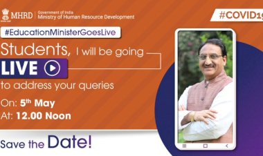 Education Minister goes live on 5th may 2020 at 12 noon